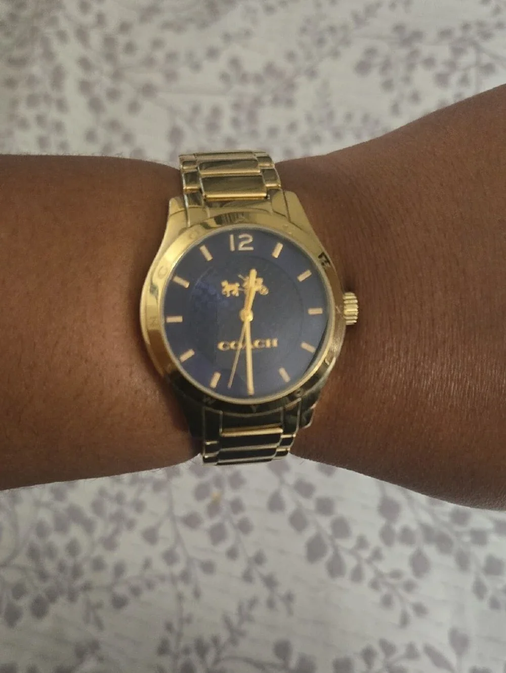Women's Mixed Silver and Gold Tone Watch and Bracelet Set - Multi-Color